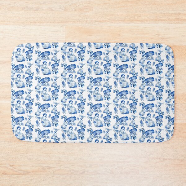 Item preview, Toile de Jouy Provence navy blue designed and sold by Anna Rivet.