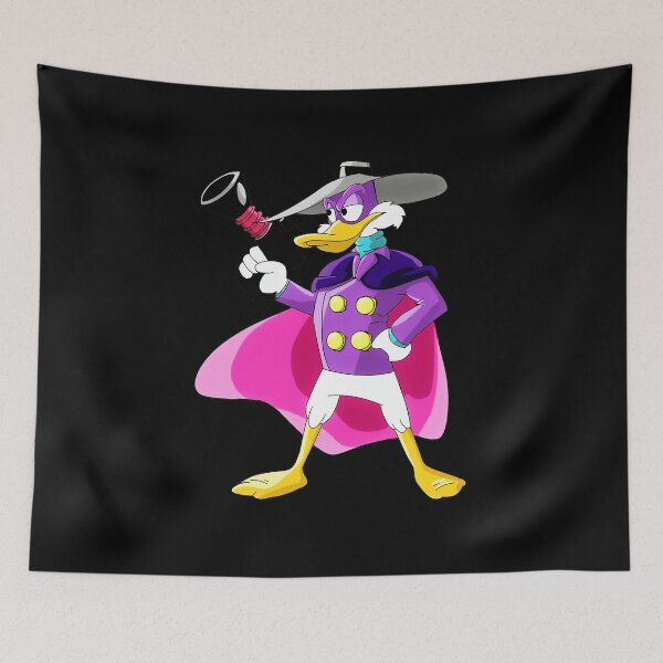 Item preview, Darkwing Duck Classic Hero Pose Cartoon Style designed and sold by Lucldwellez.