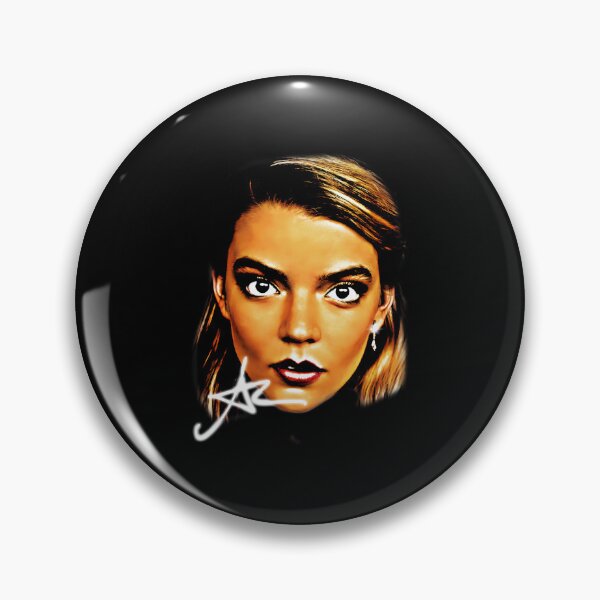 Item preview, Anya Taylor Joy Golden Face Minimal Portrait designed and sold by Kellucass.
