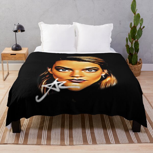 Item preview, Anya Taylor Joy Golden Face Minimal Portrait designed and sold by Kellucass.
