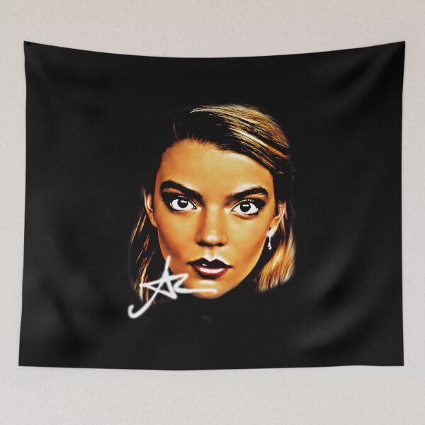 Item preview, Anya Taylor Joy Golden Face Minimal Portrait designed and sold by Kellucass.