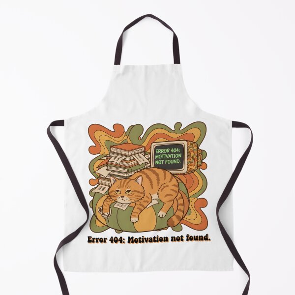 Item preview, Funny Error 404 Motivation Not Found Cat Sticker designed and sold by Angpau.