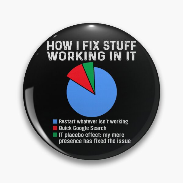 Item preview, How I fix stuff working in IT, Tech Geek Nerd Funny Computer designed and sold by averyfisher.