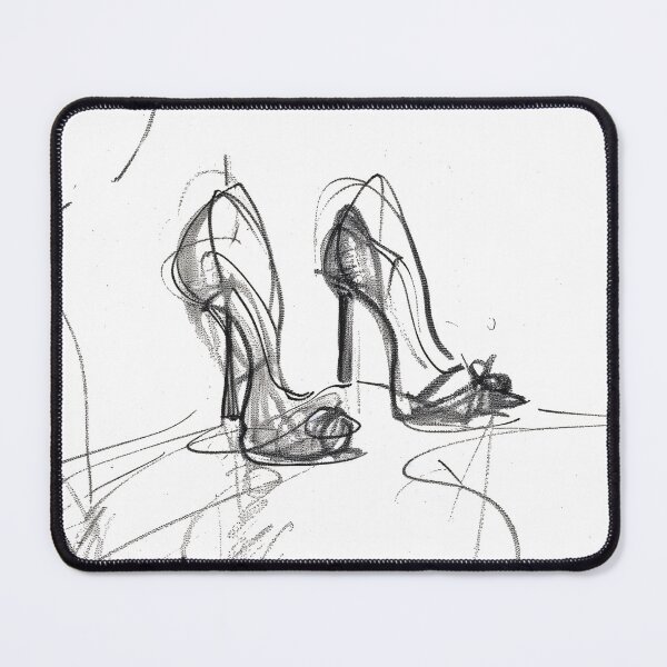 Item preview, Artistic High Heels Sketch designed and sold by SleekLineSketches.