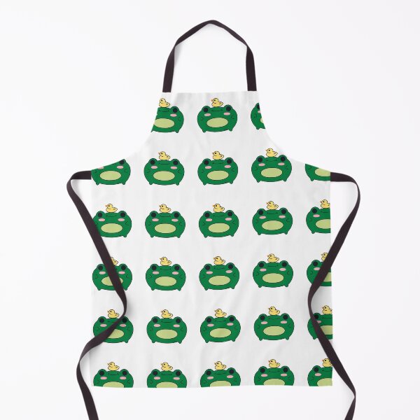 Item preview, Cute Frog Wearing Rubber Duck Hat – Kawaii Illustration designed and sold by DrawnByAllu.