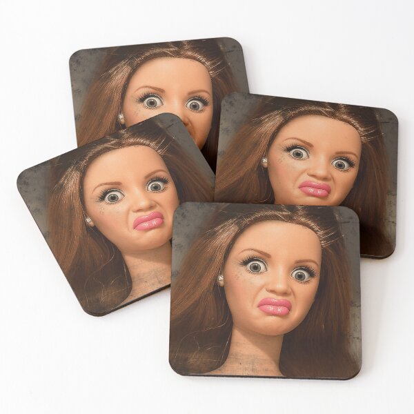 Item preview, Disgusted Doll Face Funny  designed and sold by Abedalnasser Jaawan.