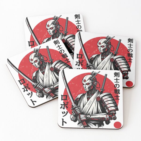 Item preview, Cyber Samurai: Red Sun Warrior designed and sold by DexHubDigital.
