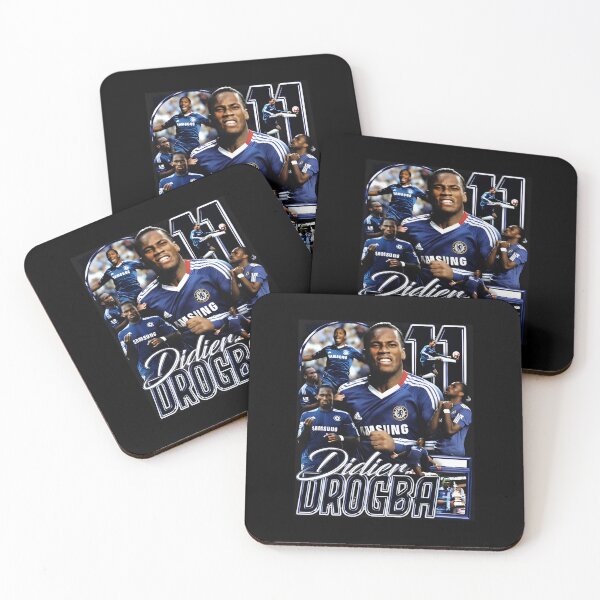 Item preview, Didier Drogba Retro Collage Football Hero Theme designed and sold by Mickieurkett.