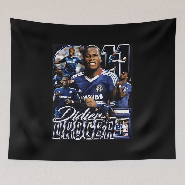 Item preview, Didier Drogba Retro Collage Football Hero Theme designed and sold by Mickieurkett.