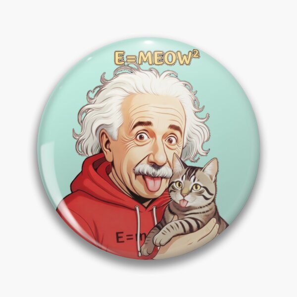 Item preview, Einstein cat E=MEOW² designed and sold by SammyMorry.