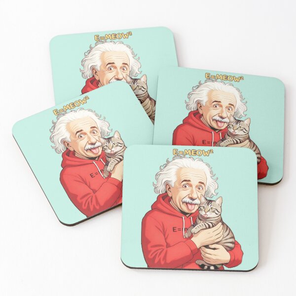 Item preview, Einstein cat E=MEOW² designed and sold by SammyMorry.