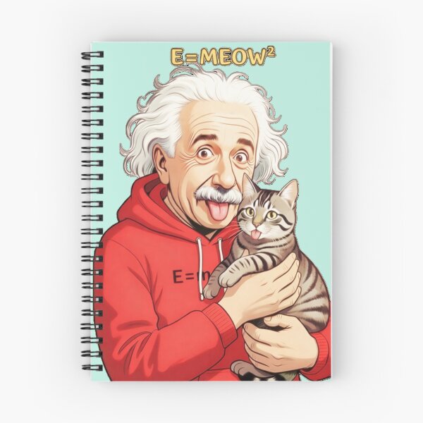 Item preview, Einstein cat E=MEOW² designed and sold by SammyMorry.