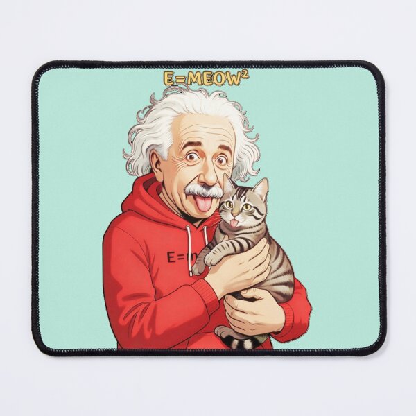 Item preview, Einstein cat E=MEOW² designed and sold by SammyMorry.