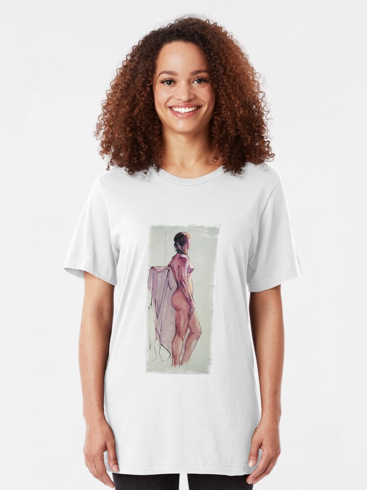 t shirt femme nue