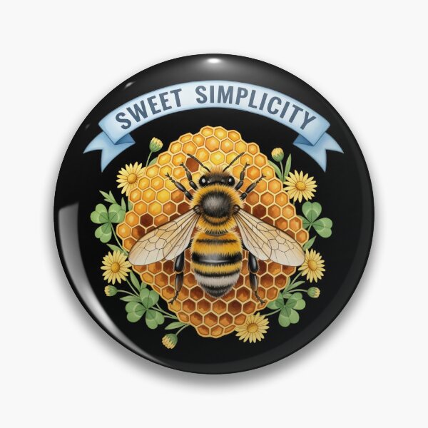 Item preview, Bee Honeycomb Art – Sweet Simplicity, Save the Bees Pollinator Conservation Watercolor Gift designed and sold by Luminari Creations.
