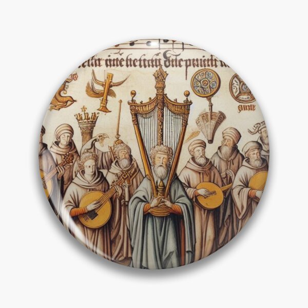 Item preview, The Heavenly Choir – Medieval Sacred Music Illustration designed and sold by Sybille-Yates.