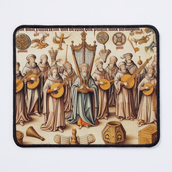 Item preview, The Heavenly Choir – Medieval Sacred Music Illustration designed and sold by Sybille-Yates.