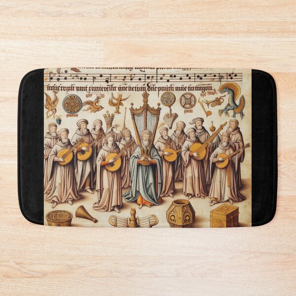 Item preview, The Heavenly Choir – Medieval Sacred Music Illustration designed and sold by Sybille-Yates.