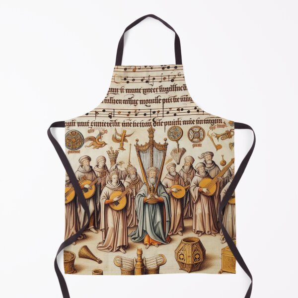 Item preview, The Heavenly Choir – Medieval Sacred Music Illustration designed and sold by Sybille-Yates.