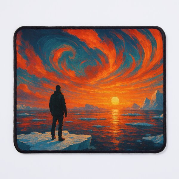 Item preview, Man on an ice floe designed and sold by Sigtrix.