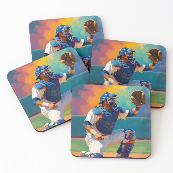 Item preview, Mid-Century Baseball Art Print – Retro Sports Wall Decor designed and sold by Kelvin Hughes Design.