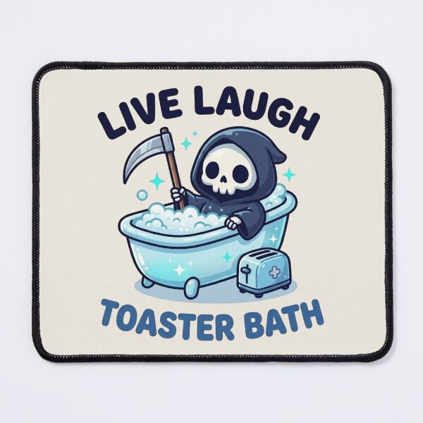 Item preview, Live, Laugh, Toaster Bath designed and sold by dudelinart.