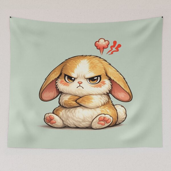 Item preview, Disapproving Rabbit – I Hate All of You designed and sold by Ivy-Triggs.