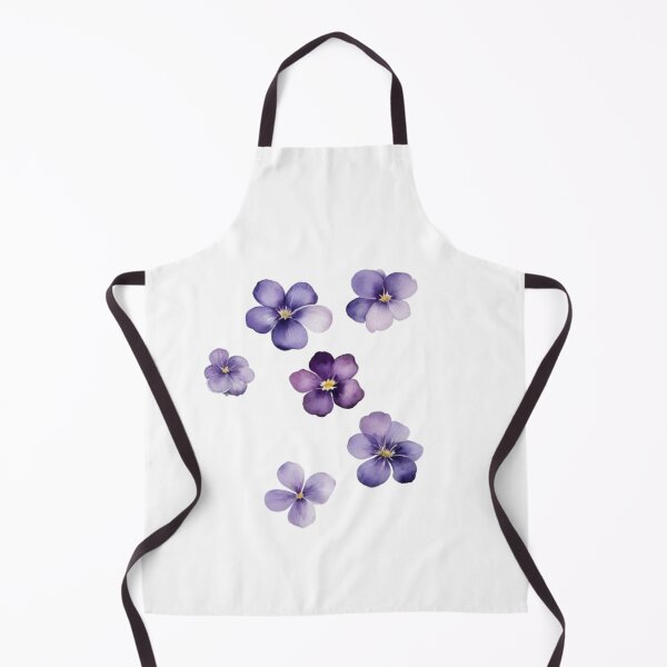 Item preview, Violet Flowers Watercolor Wall Art Set – Botanical Home Decor designed and sold by sana designer.