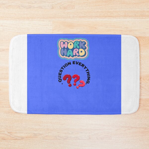 Item preview, Work Hard Question Everything Quote. designed and sold by NeonPetal.