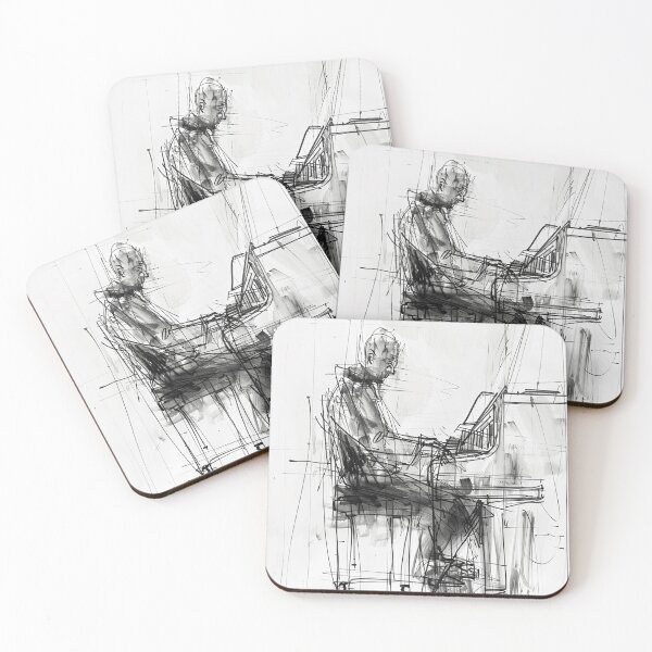 Item preview, Abstract Elegant Pianist designed and sold by SleekLineSketches.