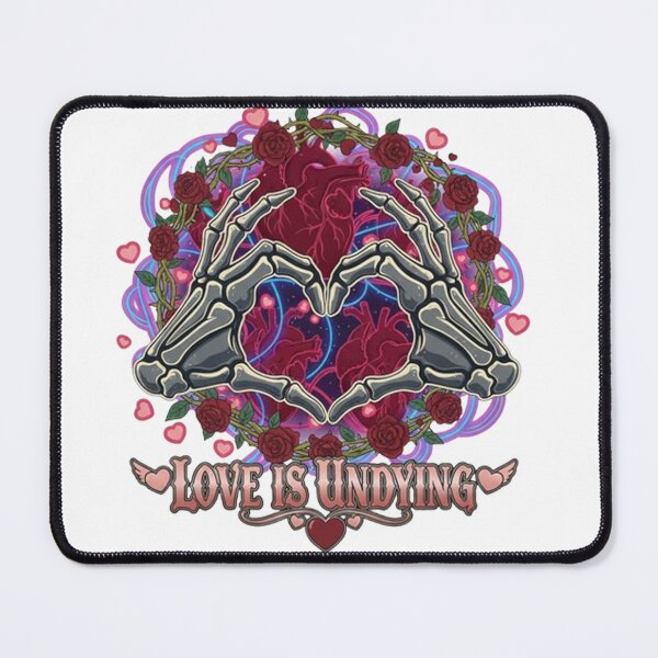 Item preview, Love is Undying - Skeleton Hand Heart Gothic Grunge designed and sold by StillDow.