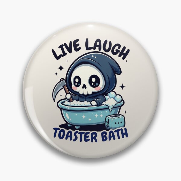 Item preview, of Live, Laugh, Toaster Bath designed and sold by dudelinart.
