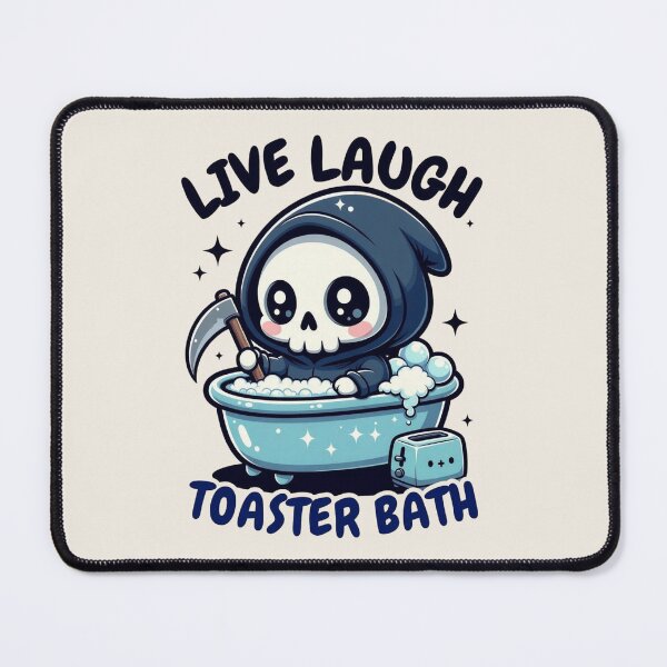 Item preview, of Live, Laugh, Toaster Bath designed and sold by dudelinart.