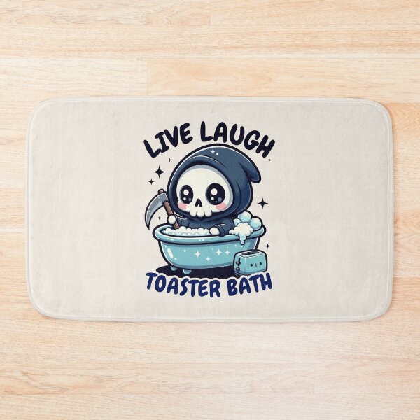 Item preview, of Live, Laugh, Toaster Bath designed and sold by dudelinart.