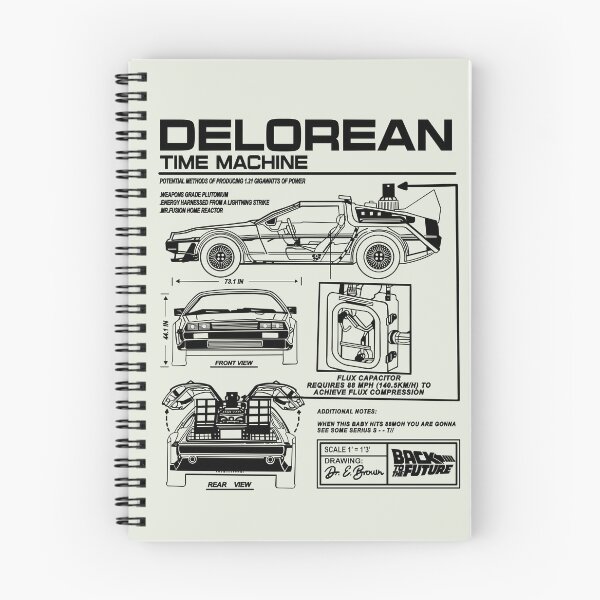 Item preview, Vintage Classic Car Delorean Project Black designed and sold by PrintCarClub.