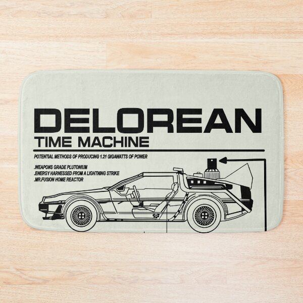 Artikelvorschau, Vintage Classic Car DeLorean Project Black entworfen und verkauft von PrintCarClub.