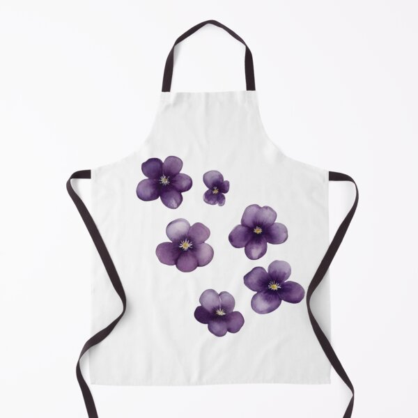 Item preview, Violet Floral Watercolor Wall Art Set – Interior Decor designed and sold by sana designer.