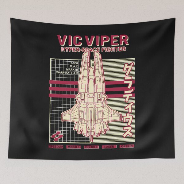 Item preview, Hyper Space Fighter Vic Viper designed and sold by gilsimarcoelho.