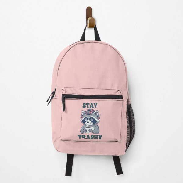 Item preview, Stay Trashy Girly Raccoon Lover Retro Groovy designed and sold by HowToCanadian.