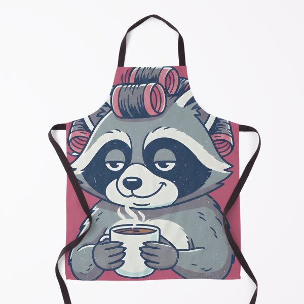 Item preview, Stay Trashy Girly Raccoon Lover Retro Groovy designed and sold by HowToCanadian.