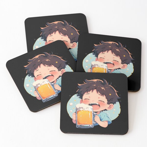 Item preview, Shinji Ikari Neon Genesis Evangelion Chibi Kawaii Frothy Drink Bubbles designed and sold by riadjamai.