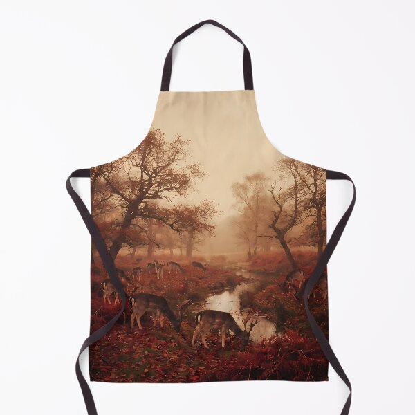 Item preview, Deer in Autumnal Forest by Stream designed and sold by Bensoncreatives.