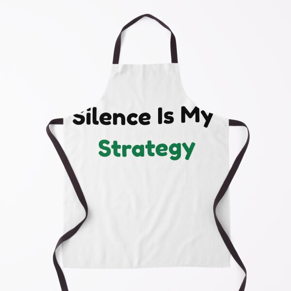 Item preview, Silence Is My Strategy – Minimal Quote Design for Thinkers & Introverts designed and sold by RICHKIDSSTUDIO.