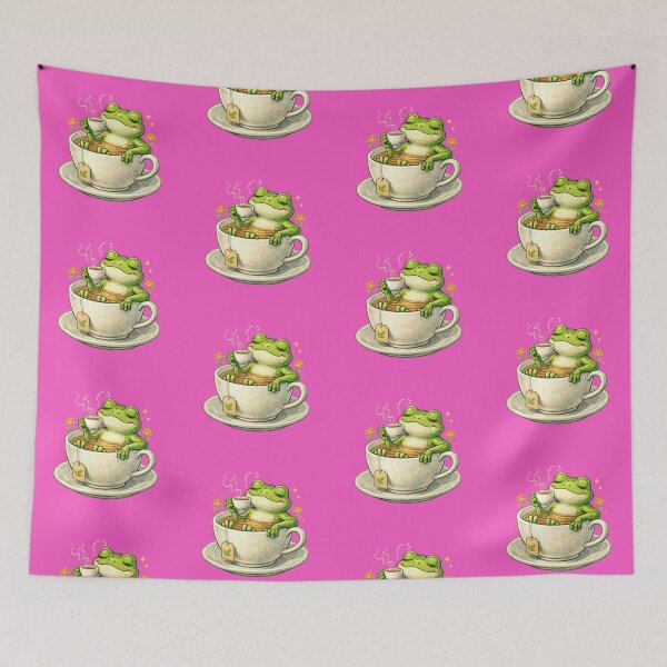 Item preview, Frog in a cup of tea designed and sold by FroggyOnly.