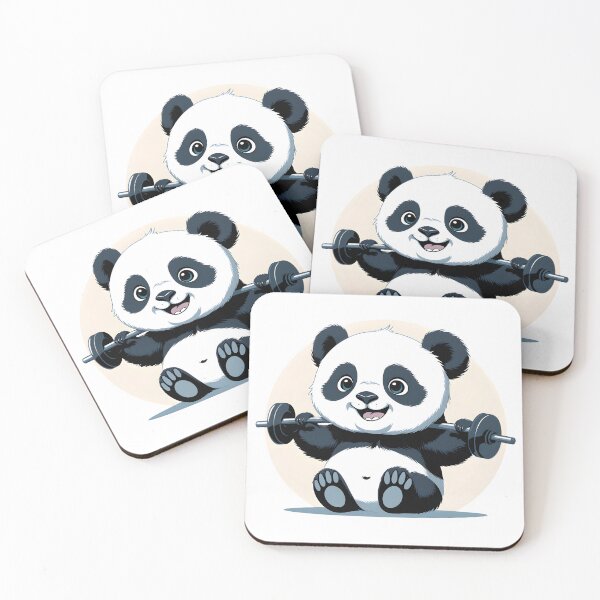 Item preview, Premium HD Panda Gym Motivation Sticker | Strong Panda Weightlifting Sticker Cute Gym Motivation Fitness Animal Art designed and sold by MillionaireGenZ ⭐⭐⭐⭐⭐ (5.0).