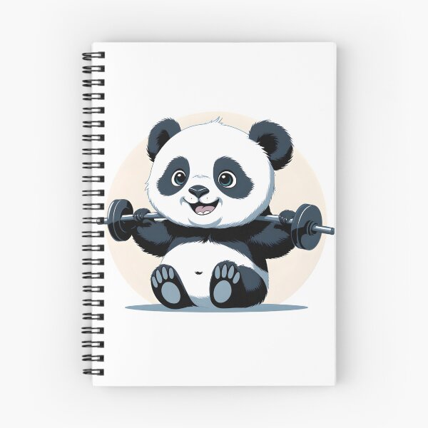 Item preview, Premium HD Panda Gym Motivation Sticker | Strong Panda Weightlifting Sticker Cute Gym Motivation Fitness Animal Art designed and sold by MillionaireGenZ ⭐⭐⭐⭐⭐ (5.0).