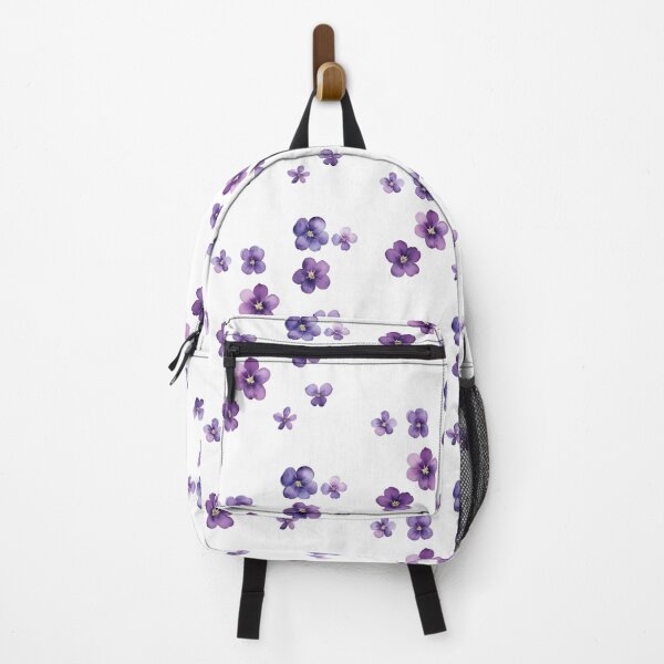 Item preview, Violet Flower Watercolor Illustration Set – Wall Art designed and sold by sana designer.