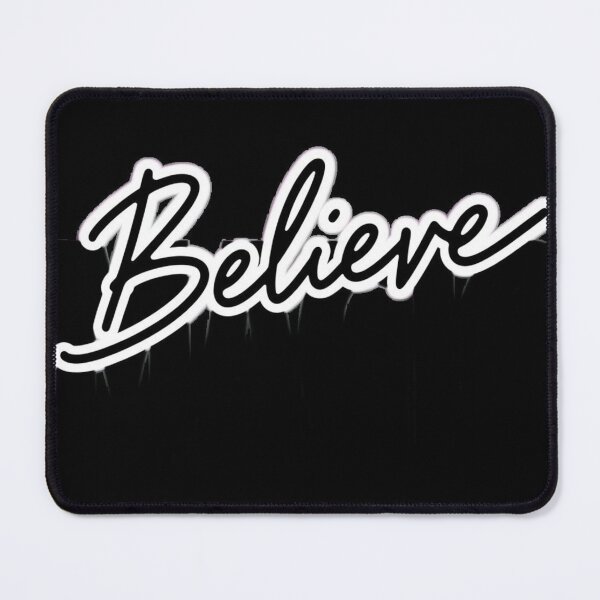 Item preview, Believe in Magic – Signature Script Black & White Typography designed and sold by Fruzbt.
