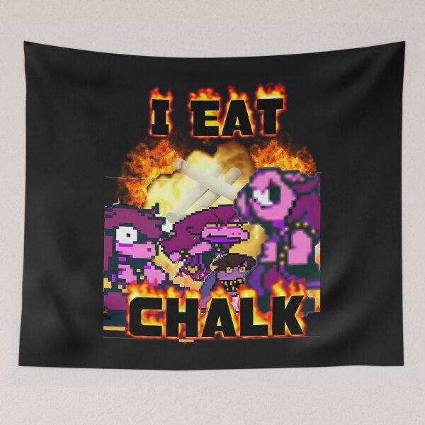 Item preview,  I Eat Chalk Susie Deltarune designed and sold by gilsimarcoelho.