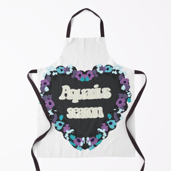 Item preview, Aquarius Season Star Sign Love Heart Birthday Cake designed and sold by FreeOrca.